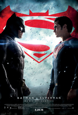 Pôster de Batman vs Superman, um dos filmes geeks mais polêmicos da atualidade
