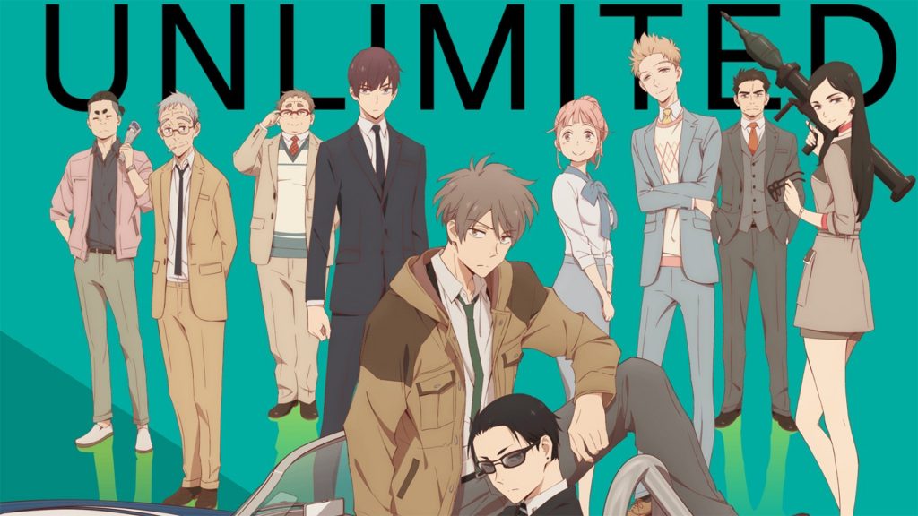 Poster de Balanced:Unlimited com Daisuke, Haru e outros personagens