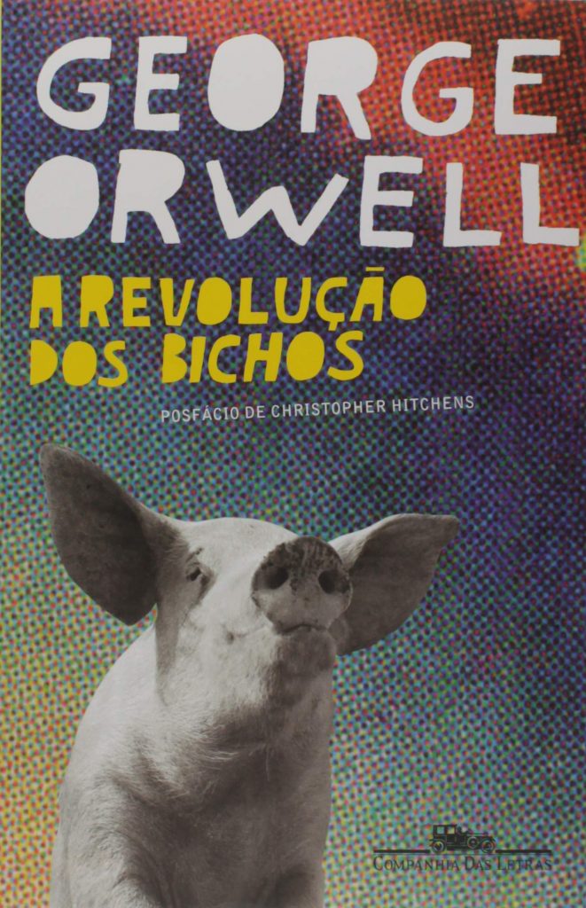 Capa do livro "A revolução dos bichos"