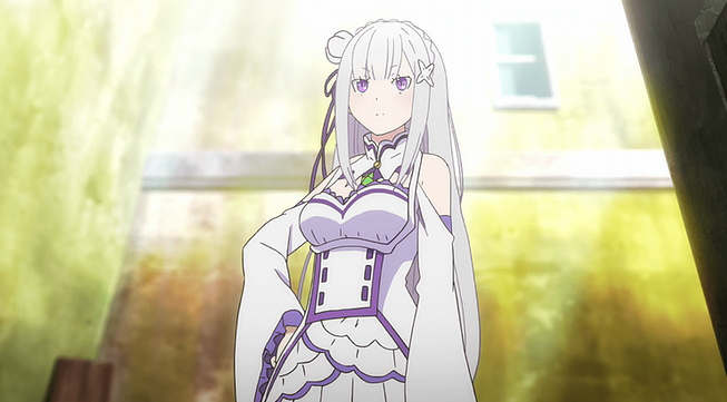 Emilia - Reprodução Crunchyroll