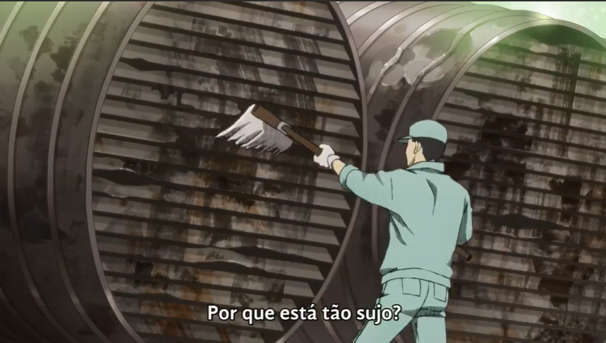 Pulmões sujos em Hataraku Saibou Black