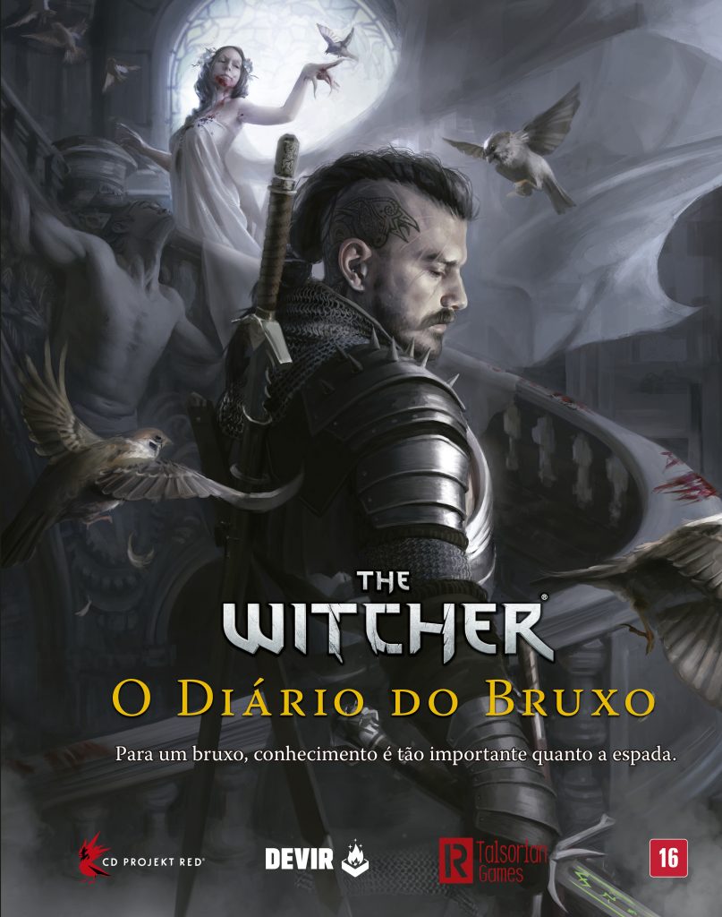 Lançamento Devir: THE WITCHER RPG O DIÁRIO DO BRUXO