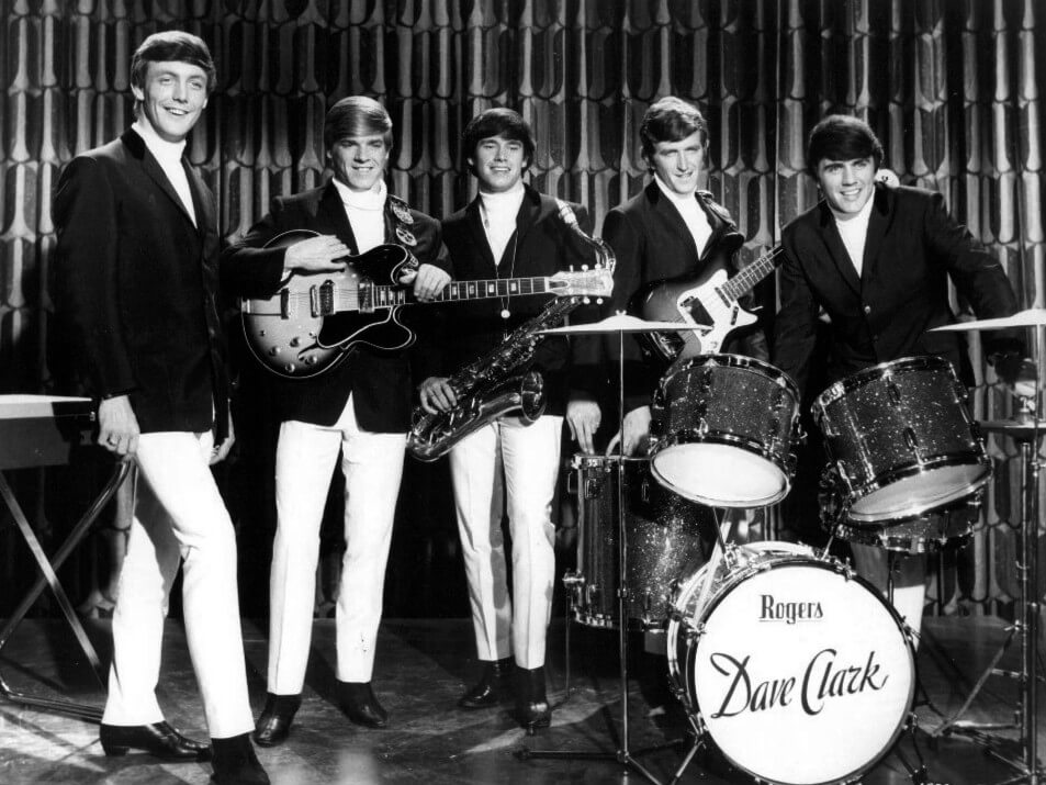 Foto dos integrantes da banda Dave Clark Five