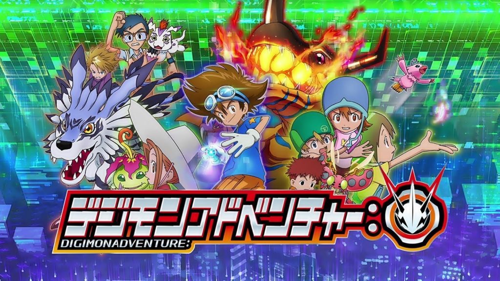 Personagens de Digimon Adventure reunidos