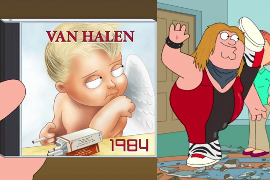 Peter do family guy fantasiado de eddie