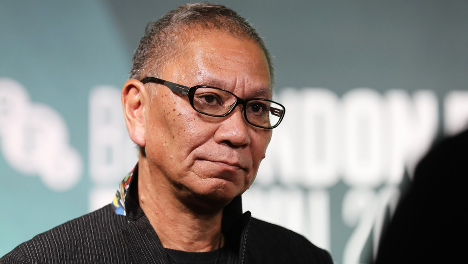 Takashi Miike em uma Premiere de um dos seus filmes.