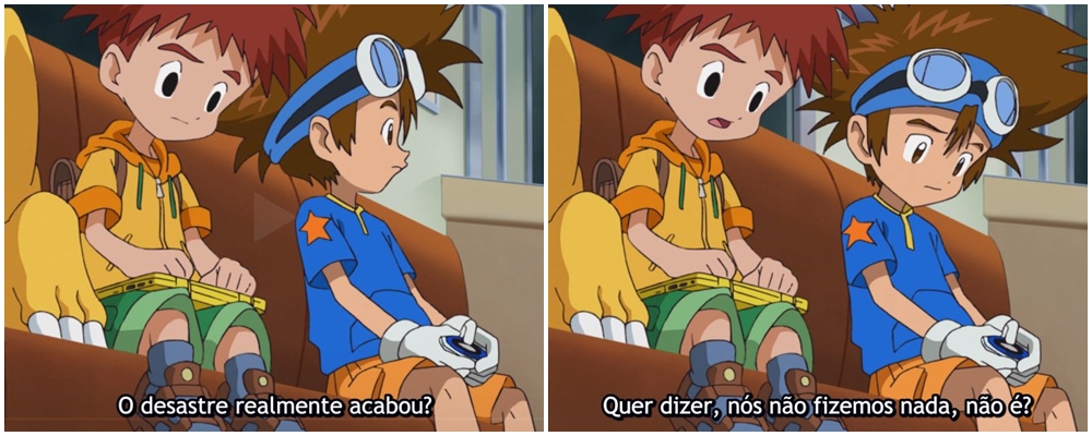 Cena de Digimon Adventure: A Invasão de Tóquio Pela Sombra Negra