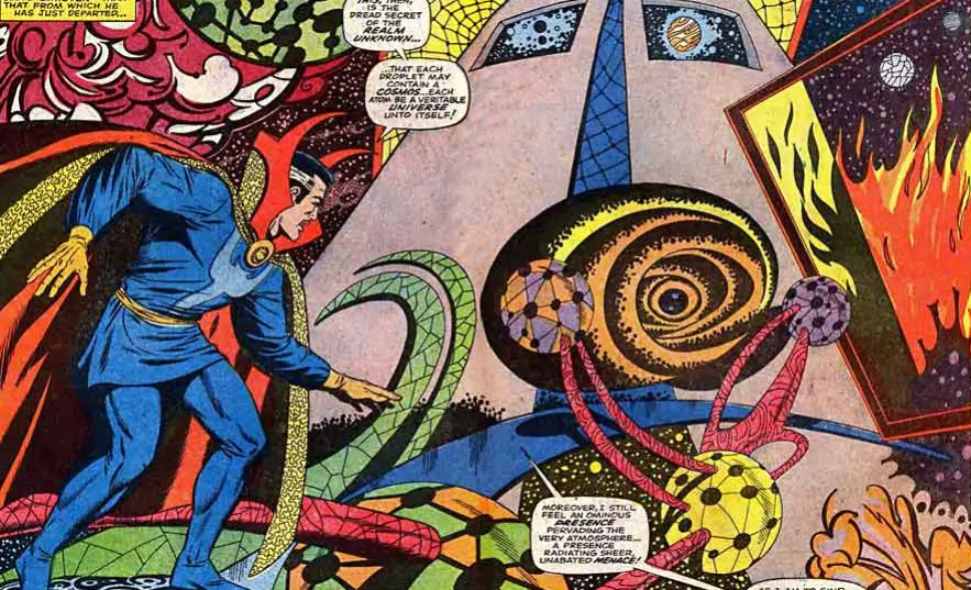 Arte de Steve Ditko para Dr. Estranho - otageek