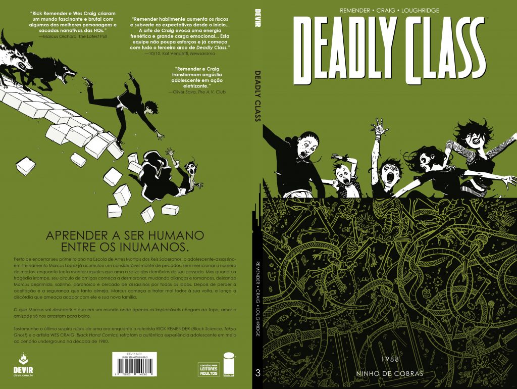 Confira a capa do novo volume de DEADLY CLASS