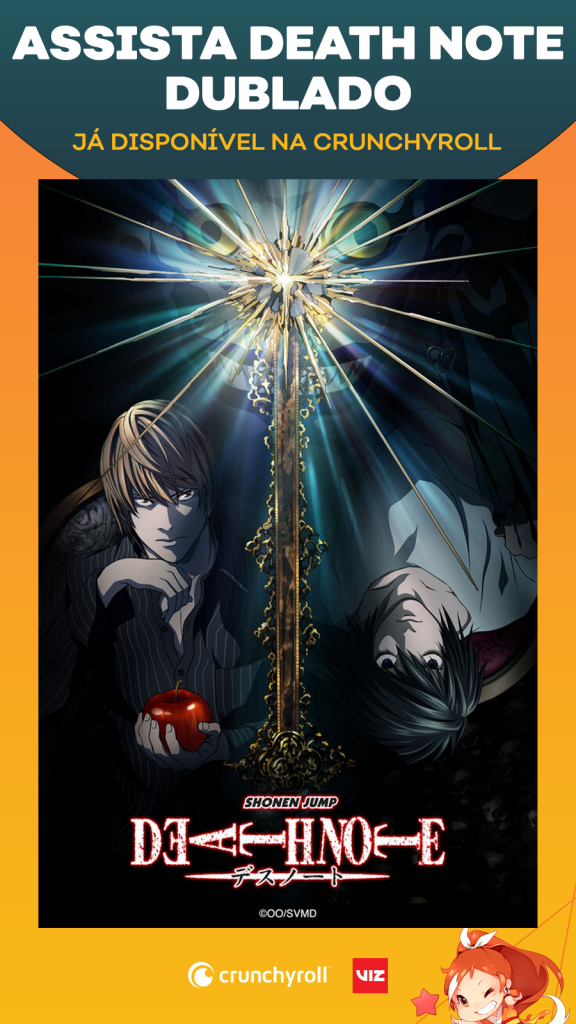 Death Note dublado já está disponível na Crunchyroll