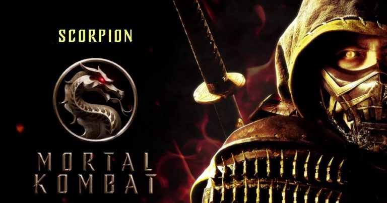 Poster do Scorpion de Mortal Kombat.