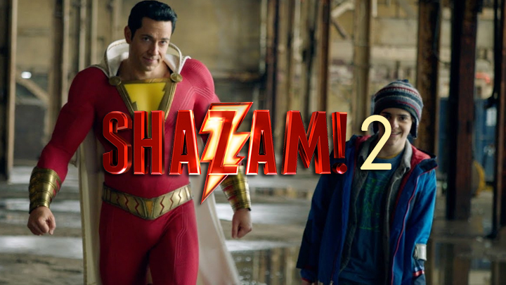 A foto mostra o ator Zachary Levi caracterizado de seu personagem Shazam. Otageek.