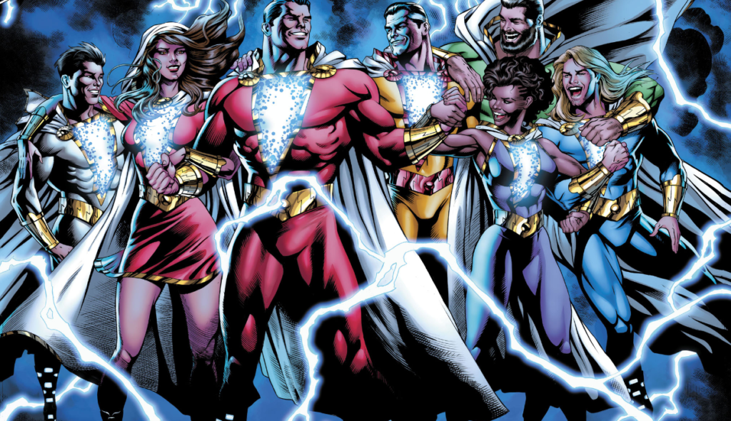 A foto é uma parte dos quadrinhos de Shazam. Otageek