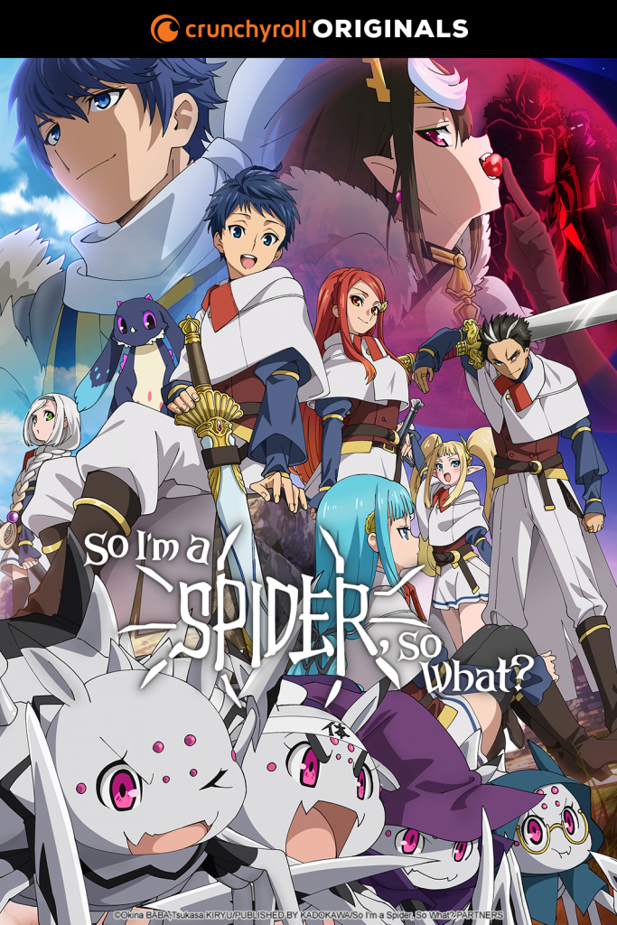 Pôster de So I'm a Spider, so what pela Crunchyroll