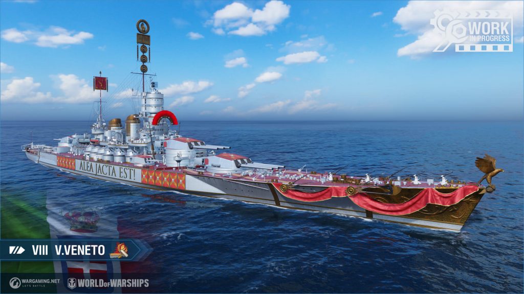 Encouraçado Veneto de World of Warships