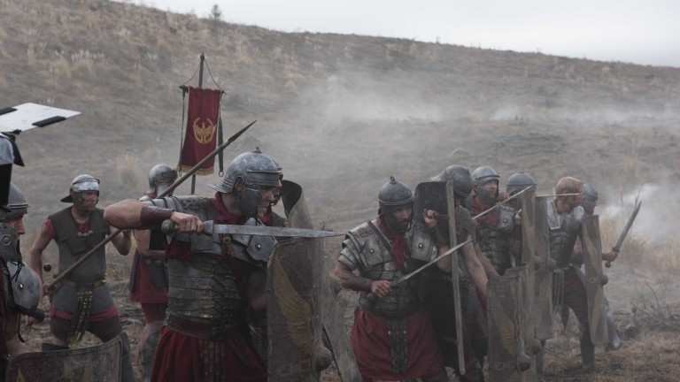 Soldados romanos em guerra