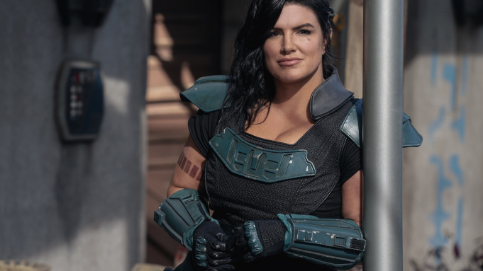 Gina Carano em The Mandalorian.