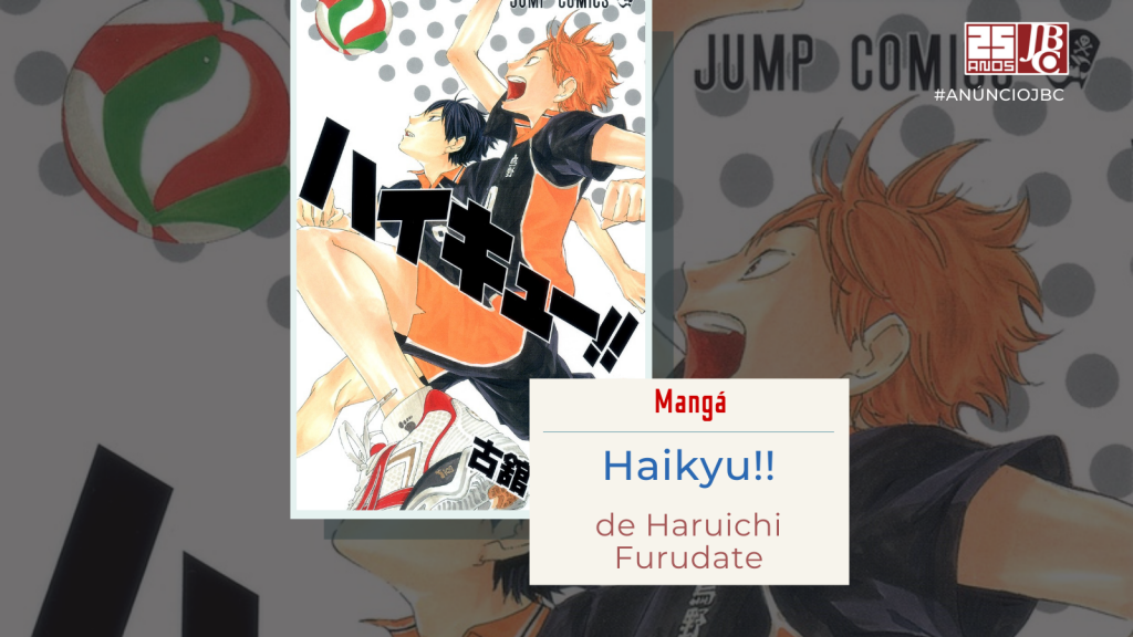 HAIKYU!! de Haruichi Furudate é o novo anuncio da JBC