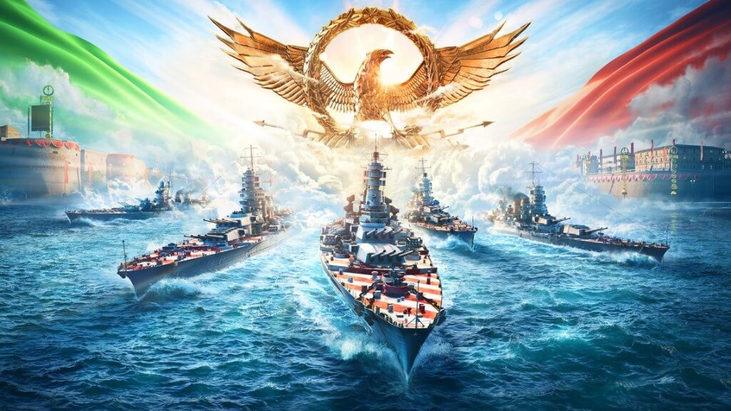 Capa do jogo World of Warships.