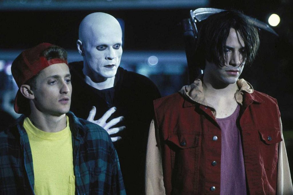 Bill, Ted e o Ceifeiro em Bill e Ted, dois  loucos no tempo - Otageek