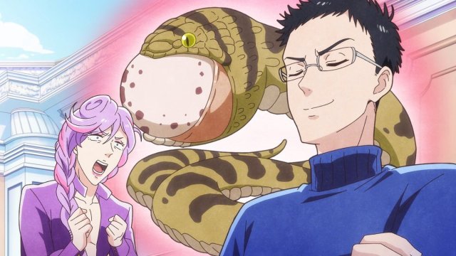 Kanamori discute com Mizushima sobre as serpentes 