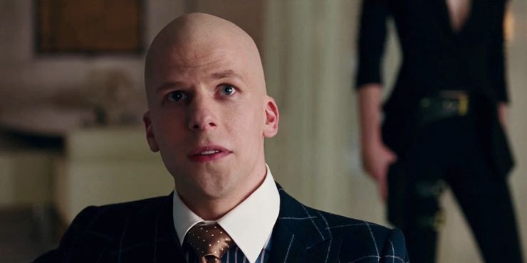 Lex Luthor interpretado por Jesse Einsenberg no DCEU