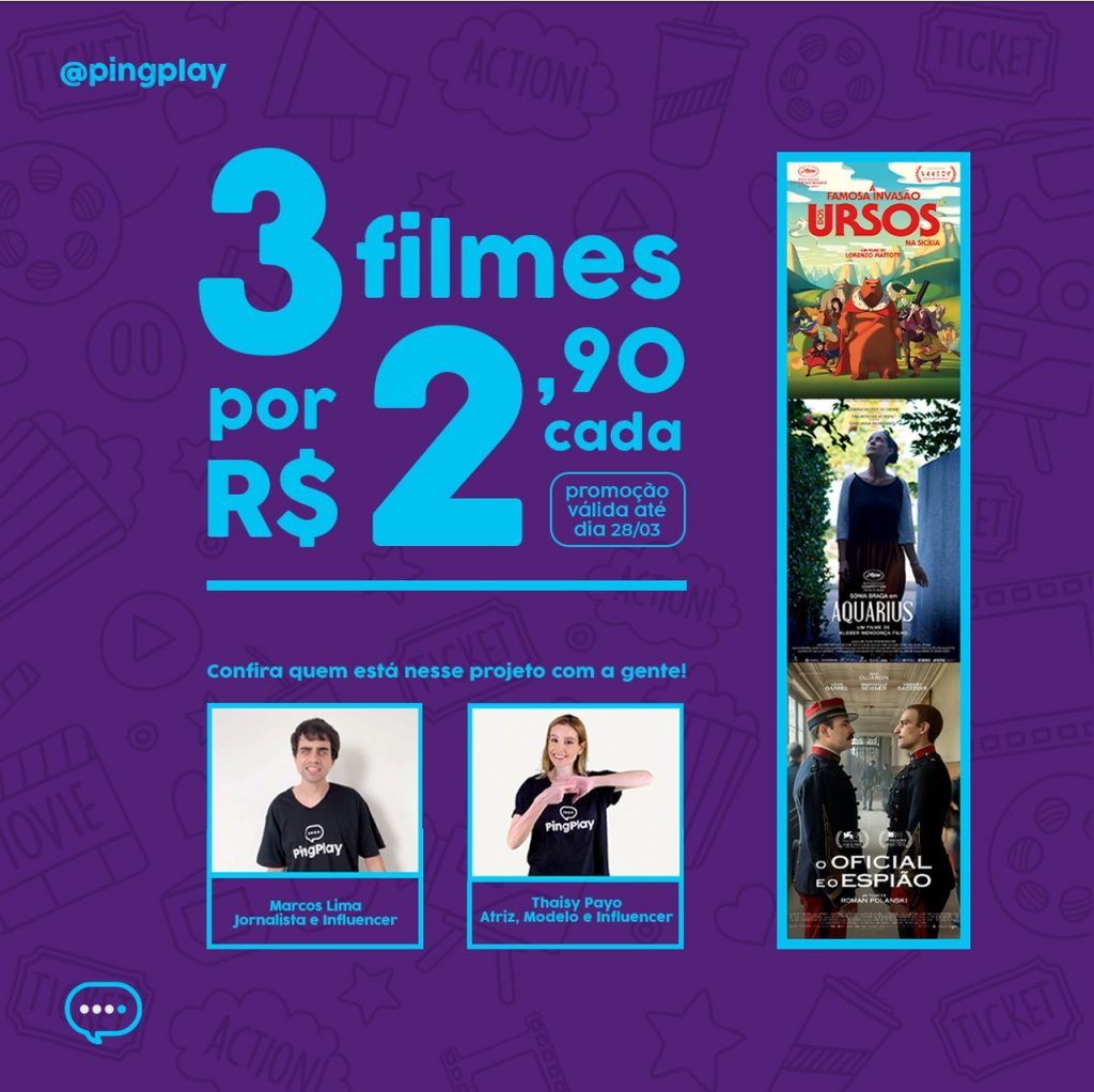 Banner promocional da plataforma PingPlay contendo o valor e alguns títulos - Otageek