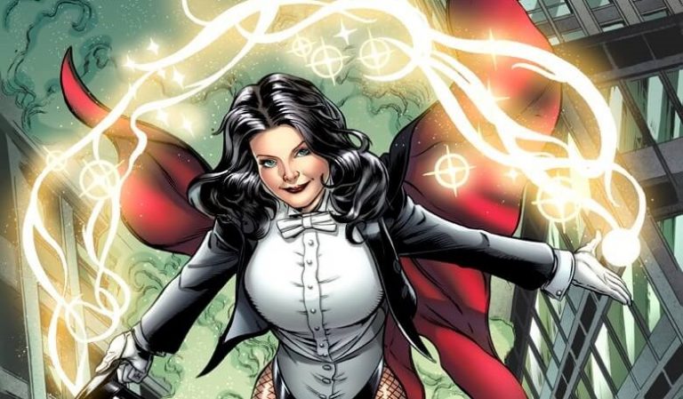 Zatanna conjurando um feitiço