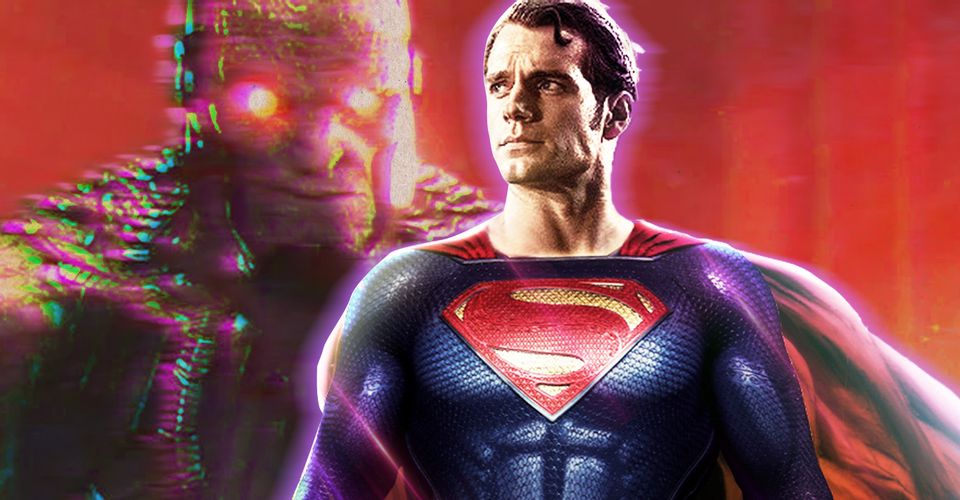 Henry Cavill como Superman e o Vilão DarkSeid em Liga da Justiça Snyder Cut. Otageek