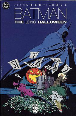 Capa do quadrinho Batman: The Long Halloween. Otageek. Créditos: DC COMICS