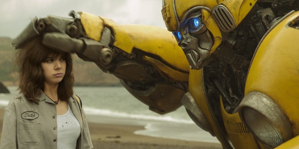 Bumblebee e Charlie  na praia Otageek