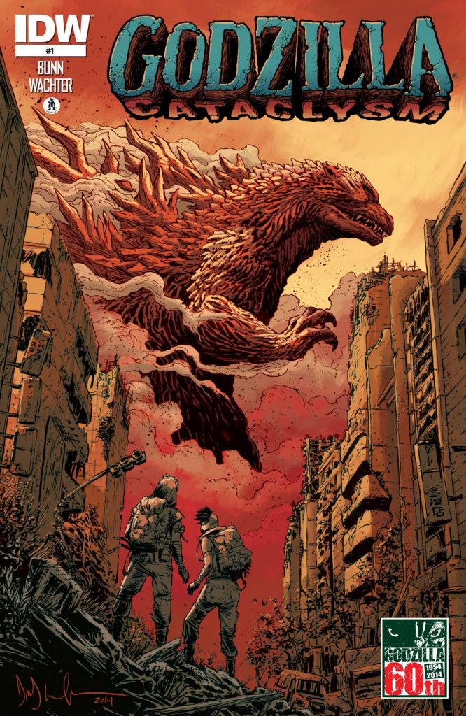 Capa da revista em quadrinhos Godzilla: Cataclysm 