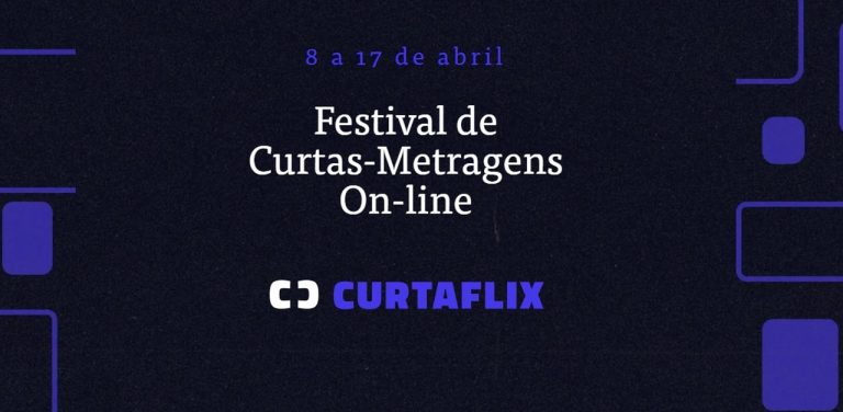 Logo do festival Curtaflix que ocorreu em Abril/21