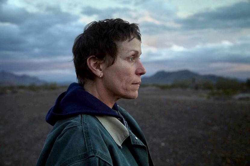 Francis Mcdormand como Fern em Nomadland. Otageek