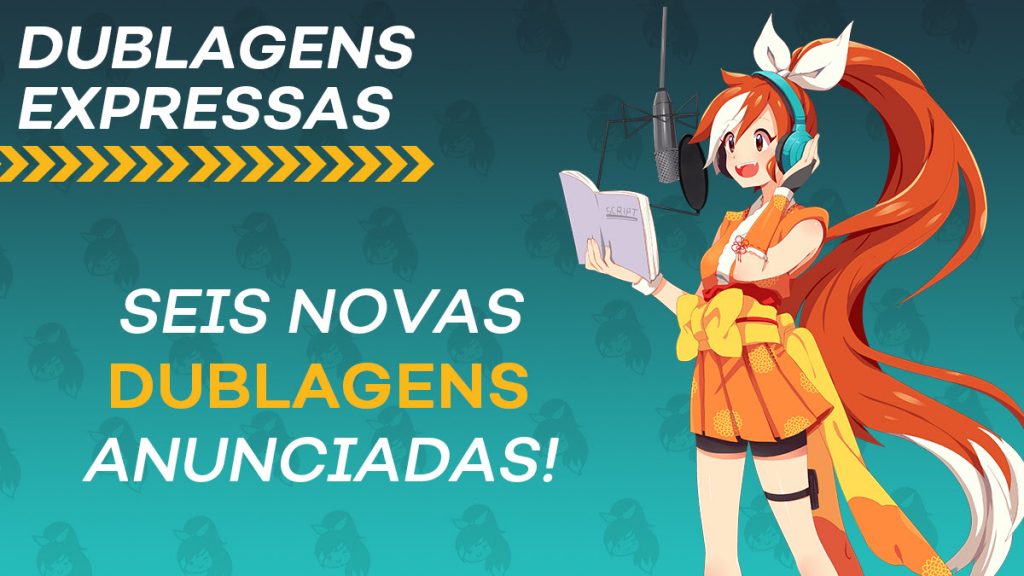 Capa da crunchyroll, Crunchyroll anunciou novas dublagens em PT-BR