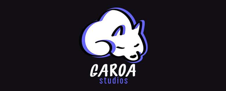 Na imagem podemos ver a logo da Garoa Studios, uma raposa dormindo. Otageek
