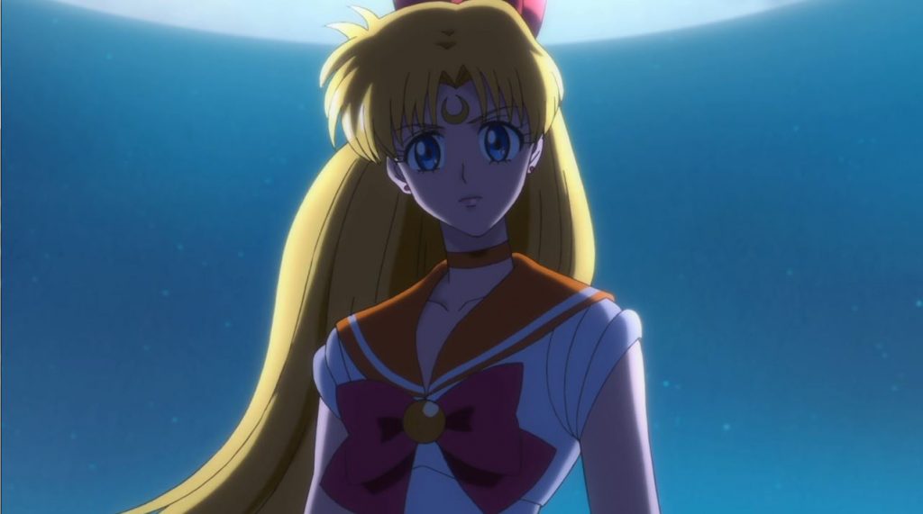 Personagem Sailor Venus em Pretty Guardian Sailor Moon Crystal