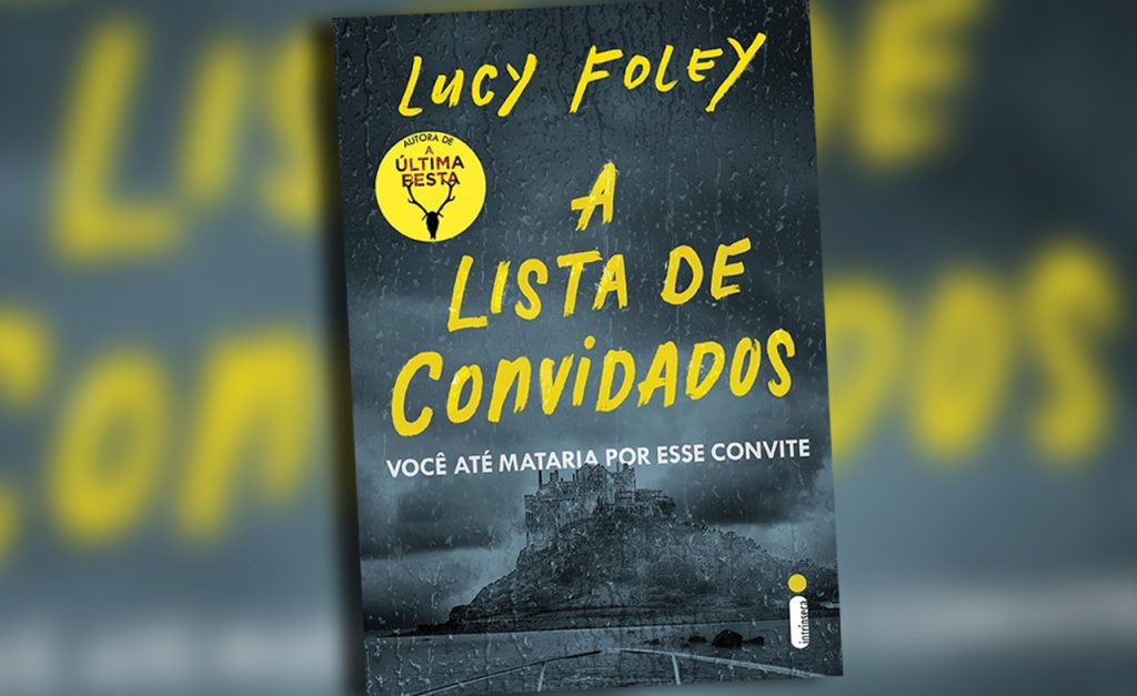 Capa do livro "A listas de convidados", imagem de uma ilha. -otageek