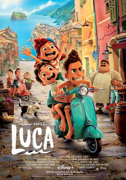 Novo poster de Luca da Disney+.Otageek