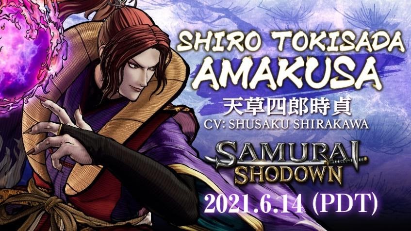  Amakusa, novo personagem de DLC, chega ao Steam junto de Samurai Shodown