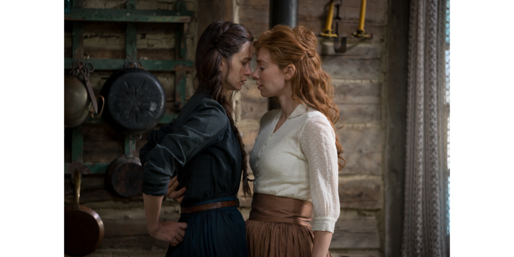 Katherine Waterston (Abgail) e Vanessa Kirby (Tallie) na cozinha Otageek