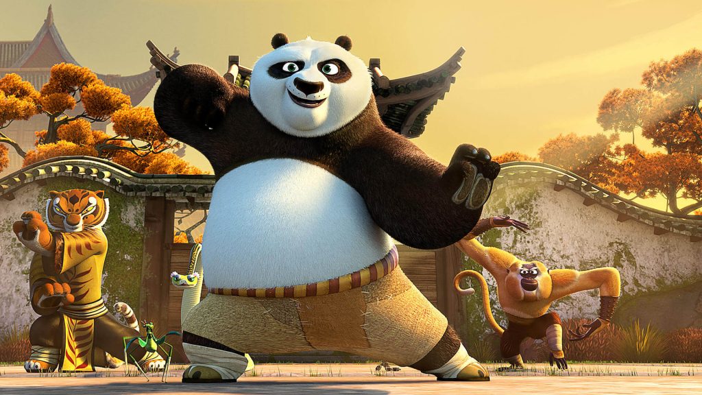 Po no filme Kung Fu Panda 3 na Netflix.