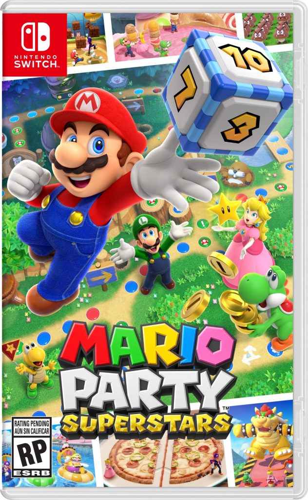 box art americano do game Mario Party Superstars para Nintendo Switch - Otageek