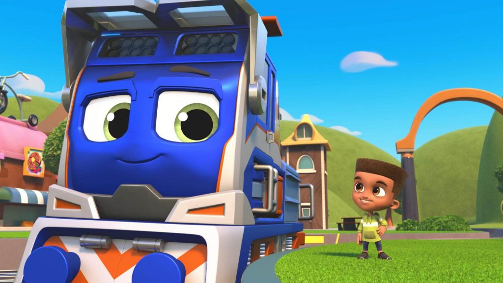 Protagonista da animação Mighty Express.