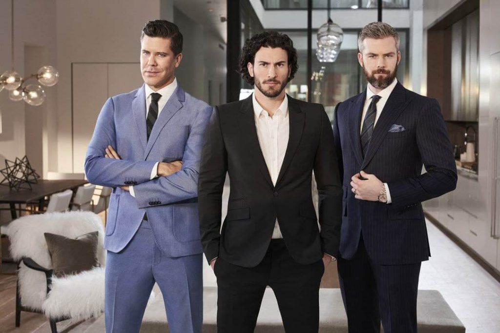 Os agentes imobiliários do Million Dollar Listing.