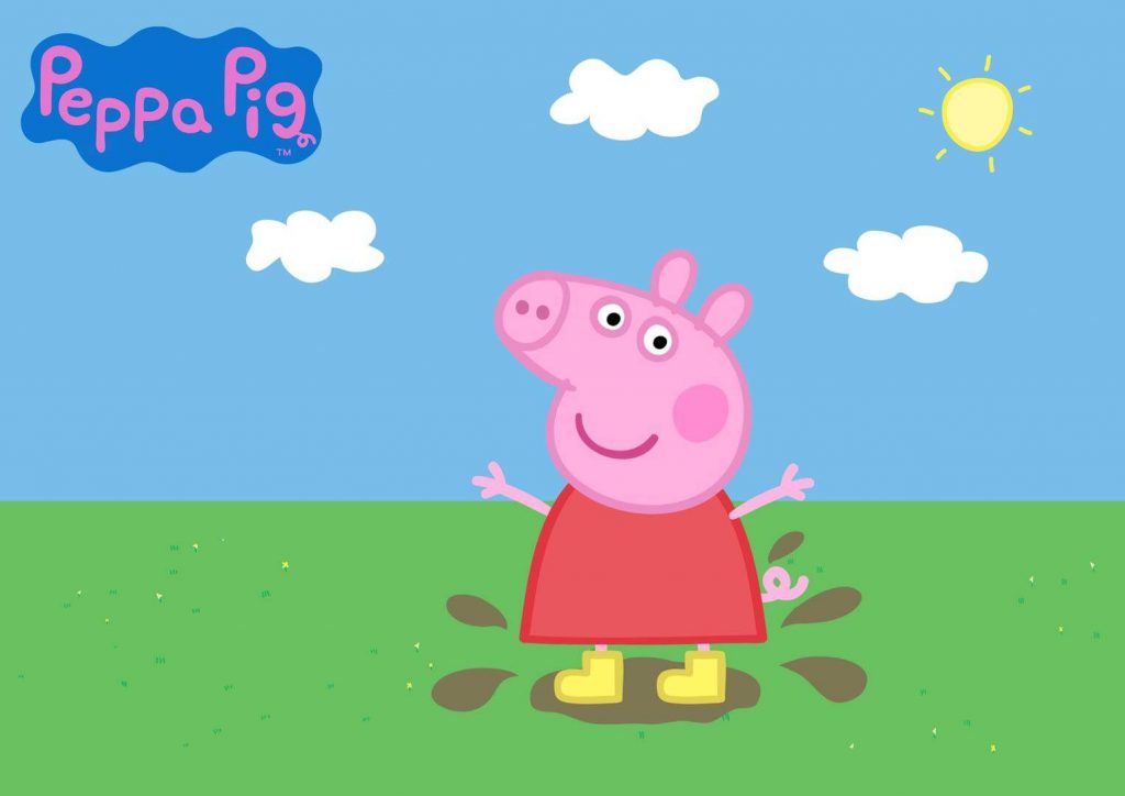 Peppa Pig na sexta temporada de sua animação na Netflix.