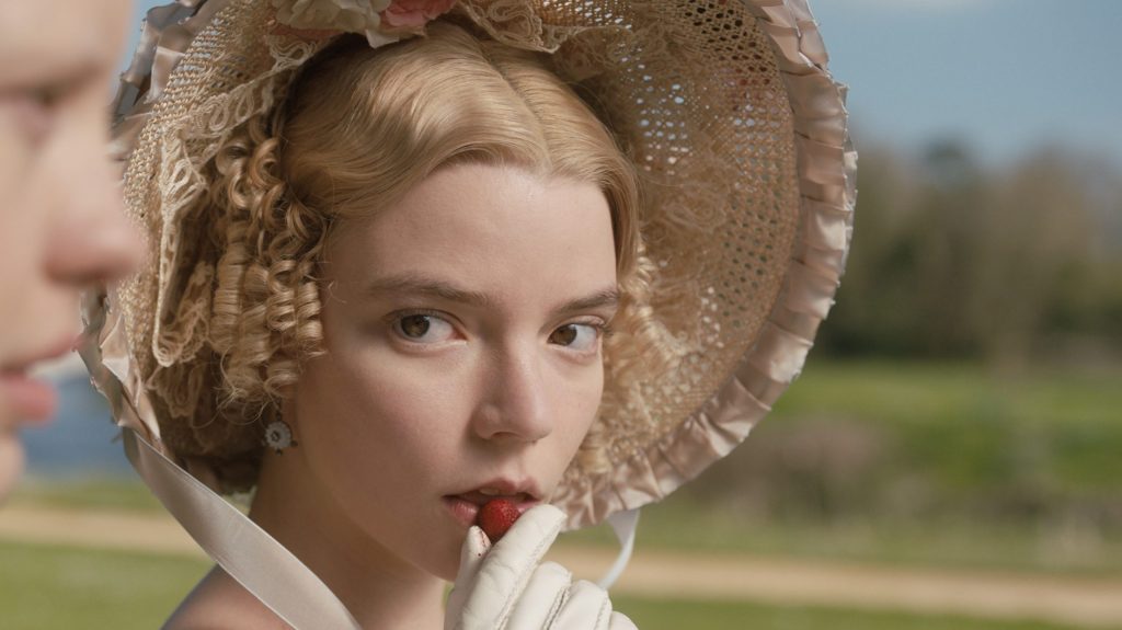 Anya Taylor-Joy em nova adaptação de Emma (2020), romance de Jane Austen que passará no Telecine 