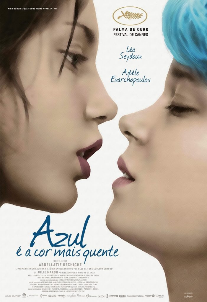 Capa do filme Azul é a Cor mais Quente LGBTQIA+