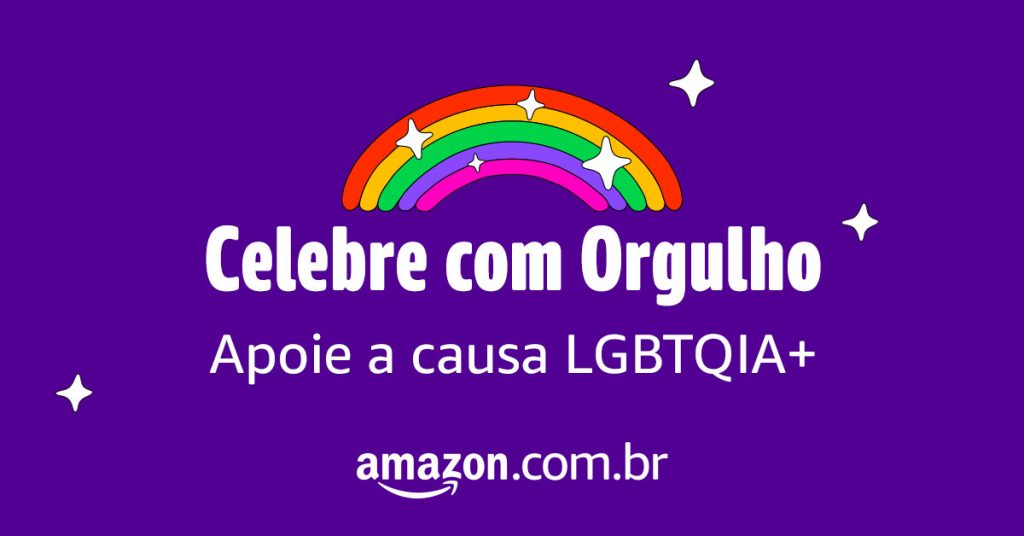 Celebre com a curadoria do Orgulho LGBTQIA+ da Amazon.