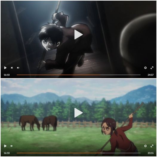 Eren e Gabi Attack on Titan - otageek